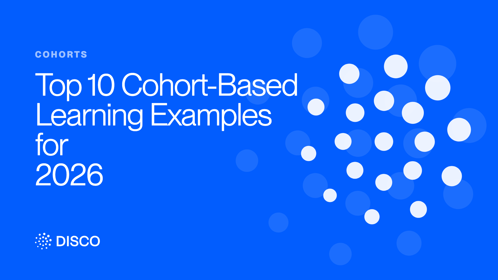 Top 10 Cohort-Based Learning Examples for 2026