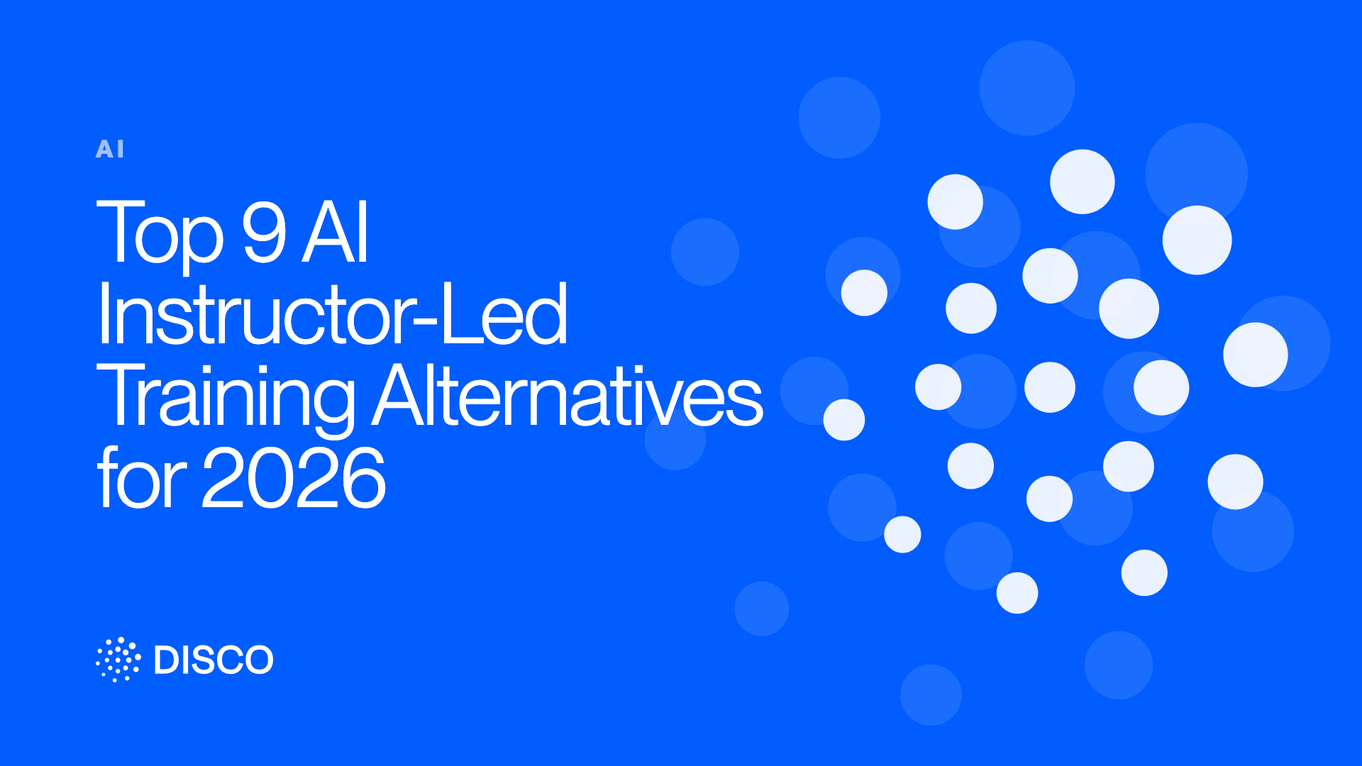 Top 9 AI Instructor-Led Training Alternatives for 2026