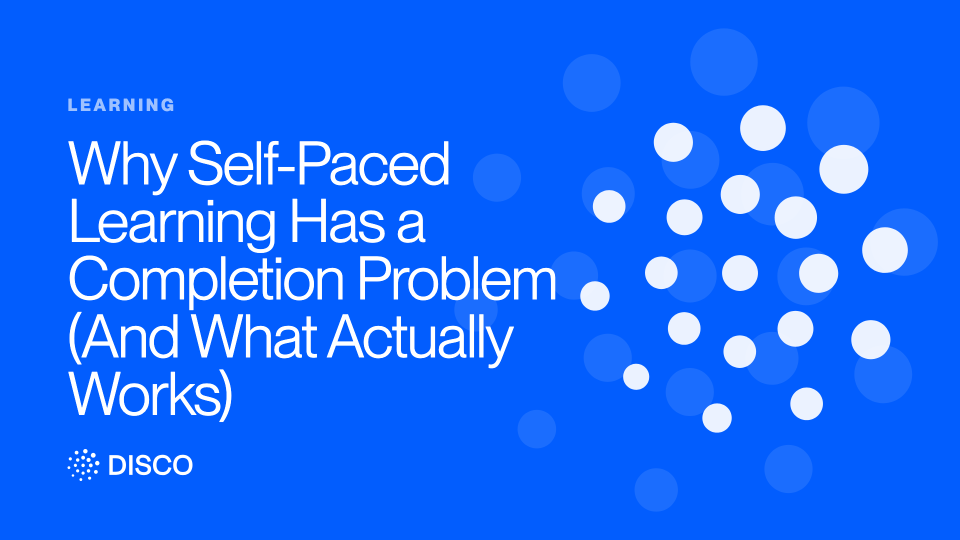Why Self-Paced Learning Has a Completion Problem (And What Actually Works)