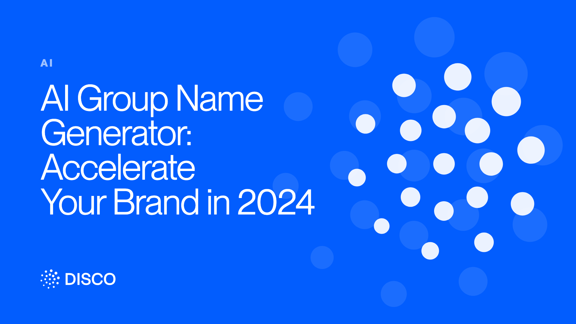 AI Group Name Generator: Accelerate Your Brand in 2024