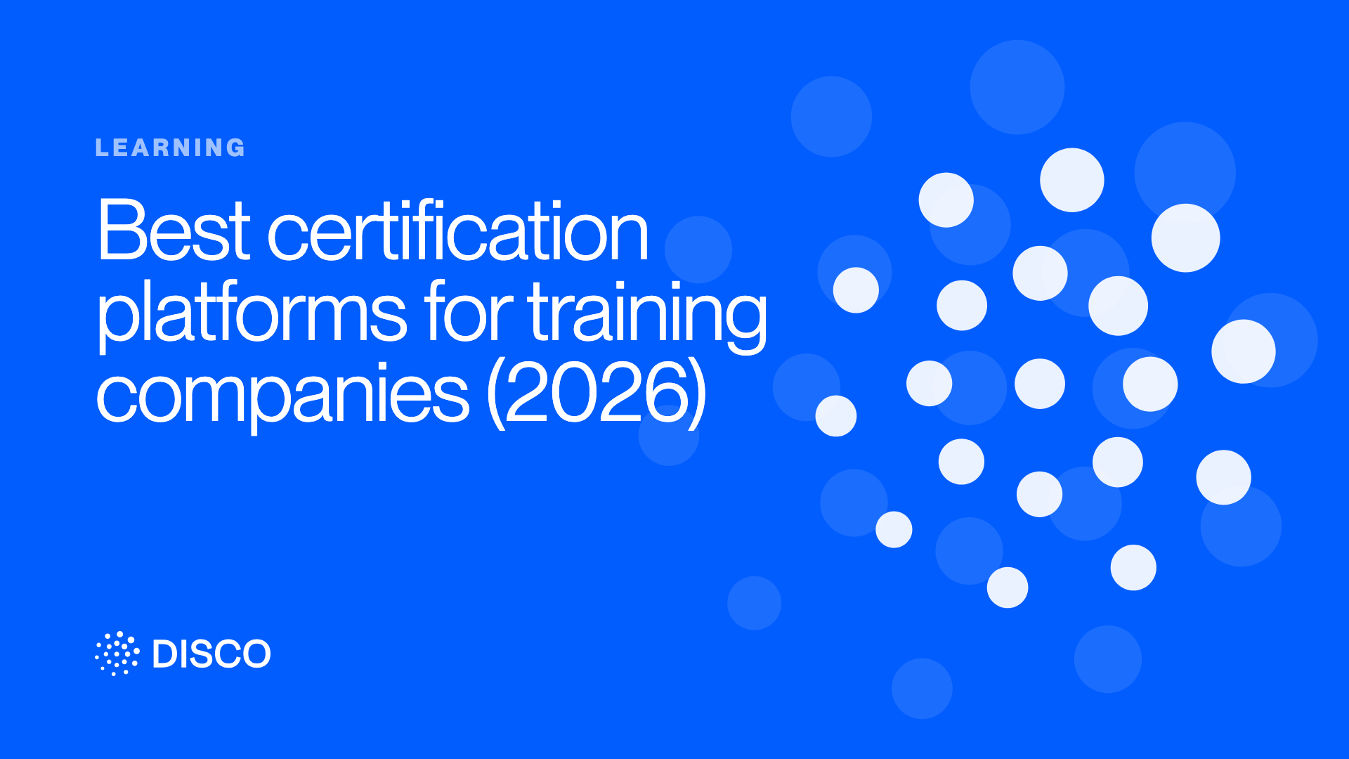 Best certification platforms for training companies (2026)