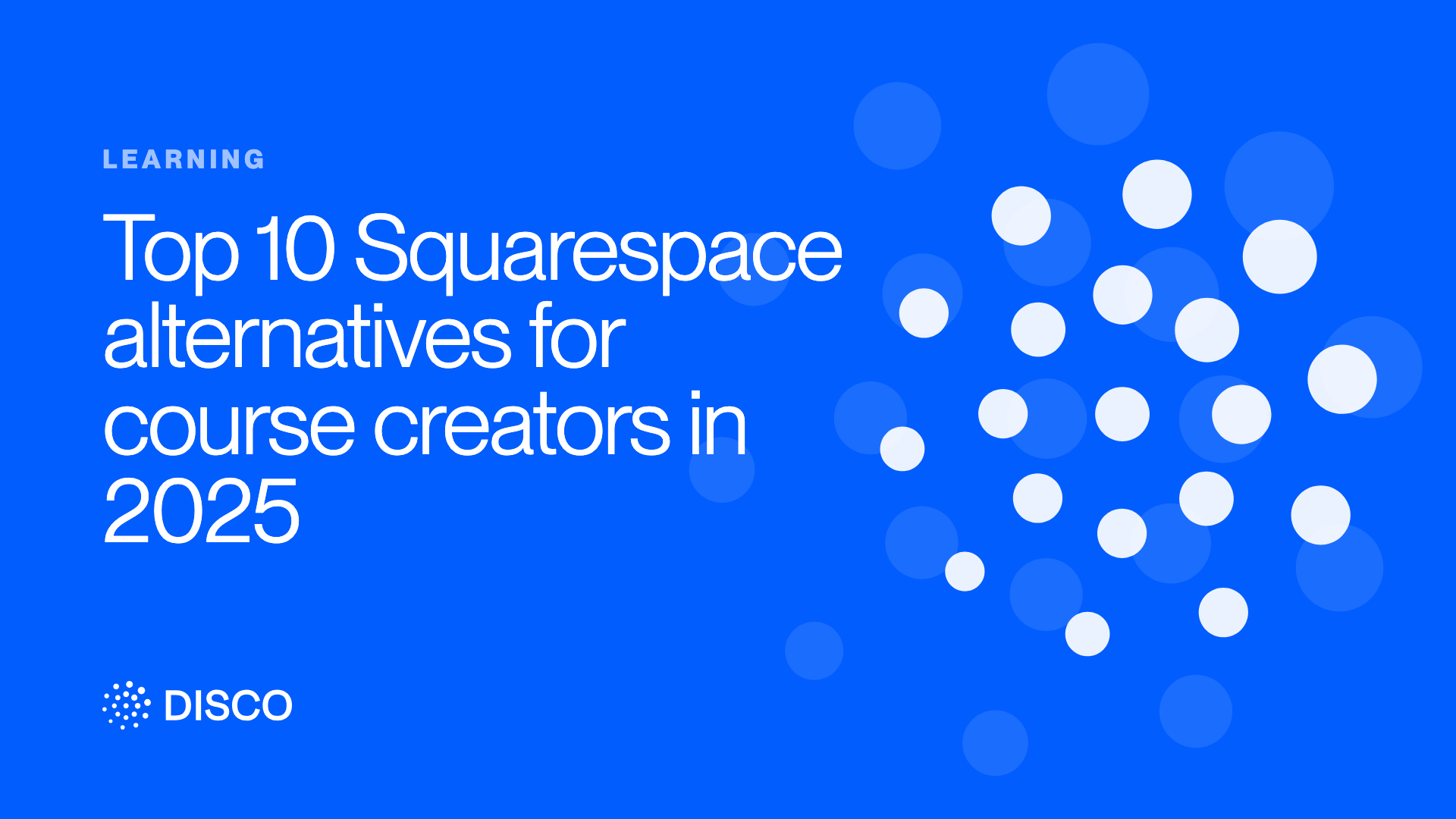 Top 10 Squarespace alternatives for course creators in 2025