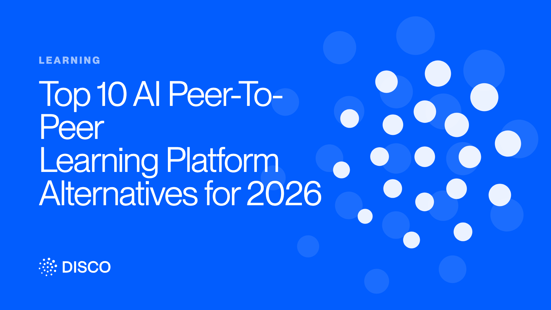 Top 10 AI Peer-To-Peer Learning Platform Alternatives for 2026