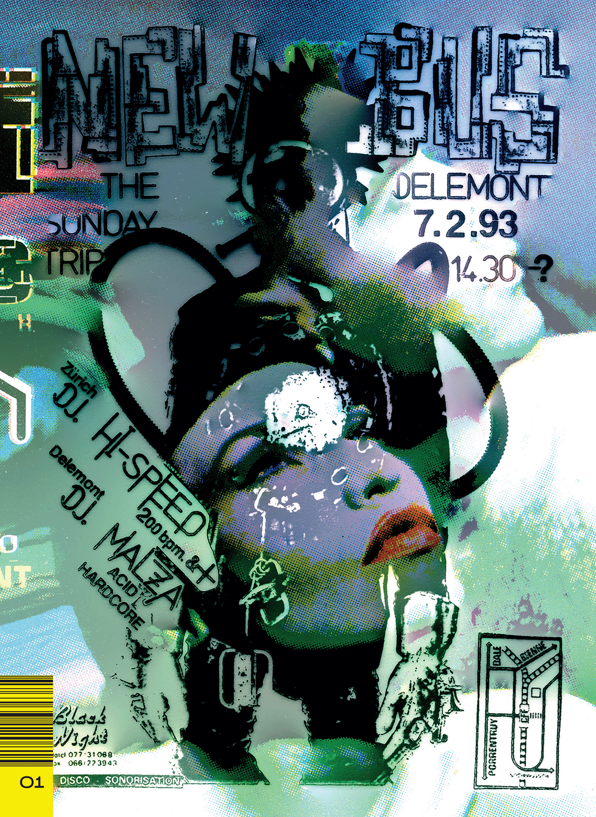 Swiss Rave Flyers Buchcover Variante «We, the Future»