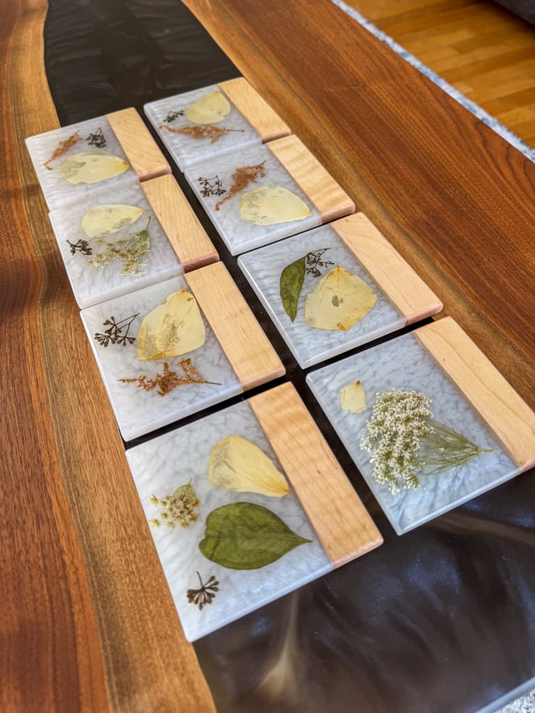 068 Wedding Flowers Coasters