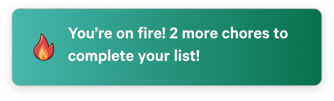 2 more chores alert