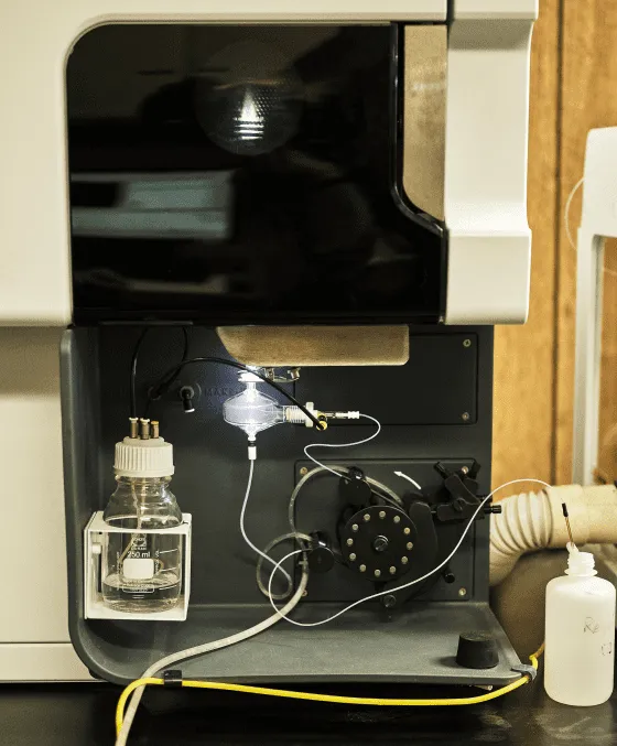 Analytical laboratory equipment at Sabin Metal