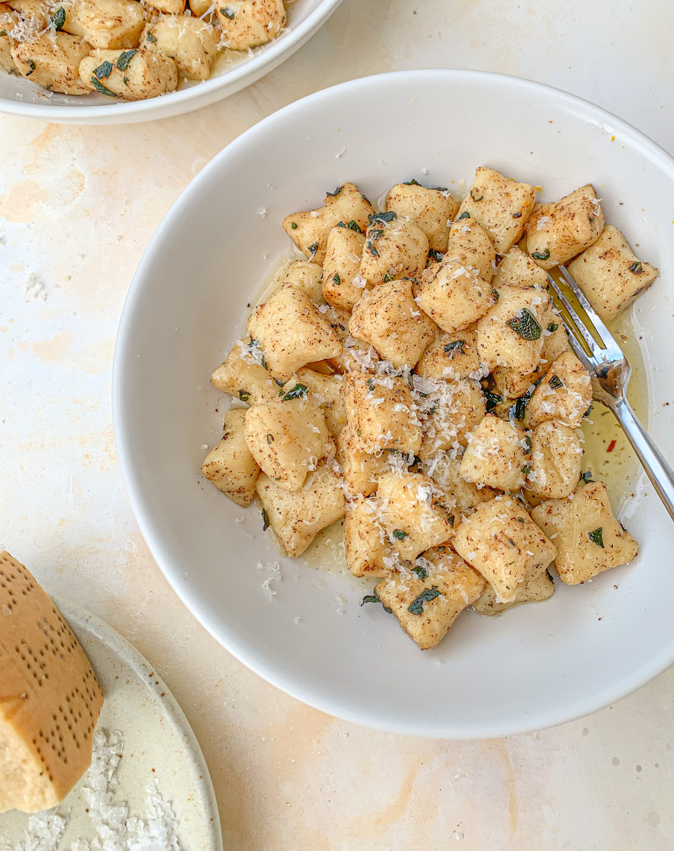 Homemade Gnocchi with Herby Brown Butter Sauce - Annie Lucey