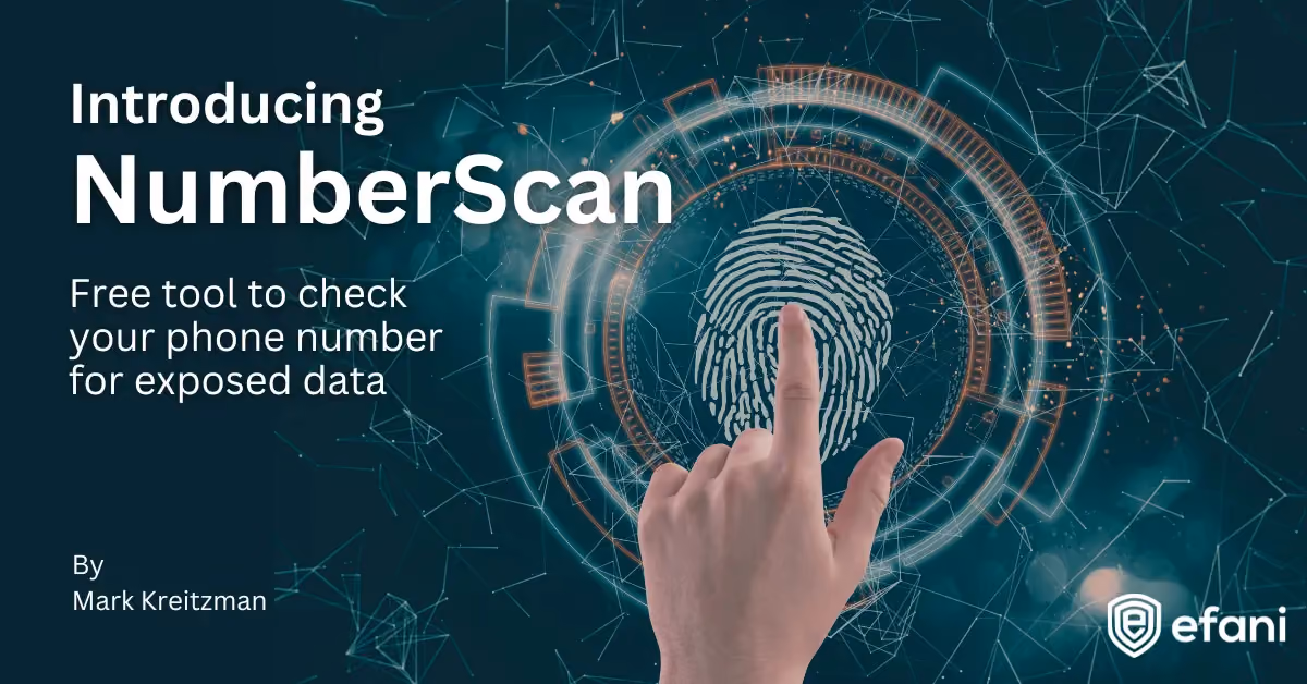 Efani's NumberScan Tool: A Guide to Protecting Your Phone Number from SIM Swap Attacks