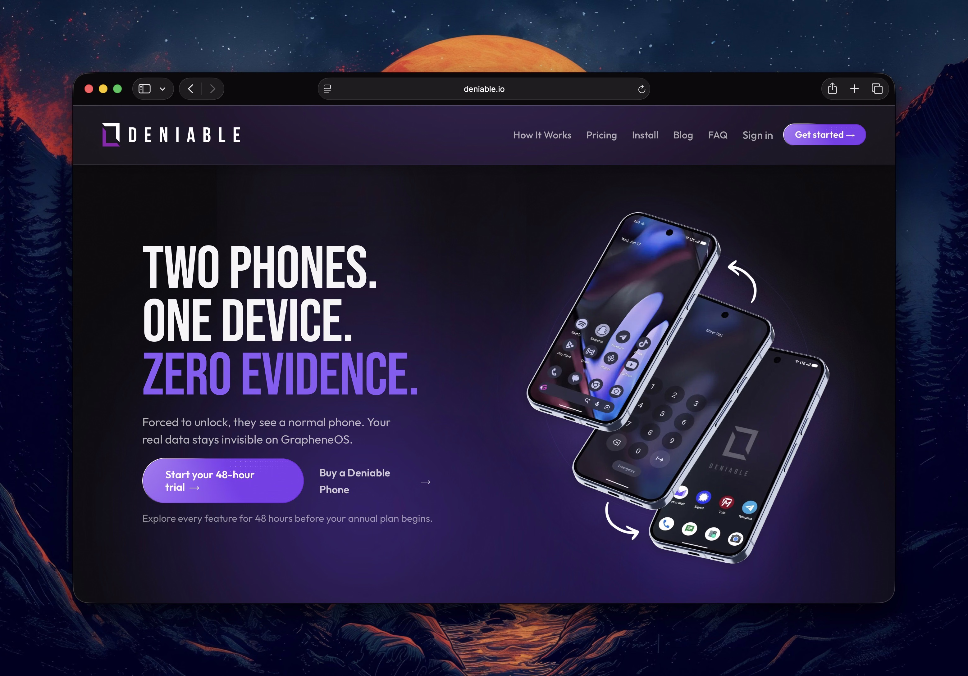 what is deniableos