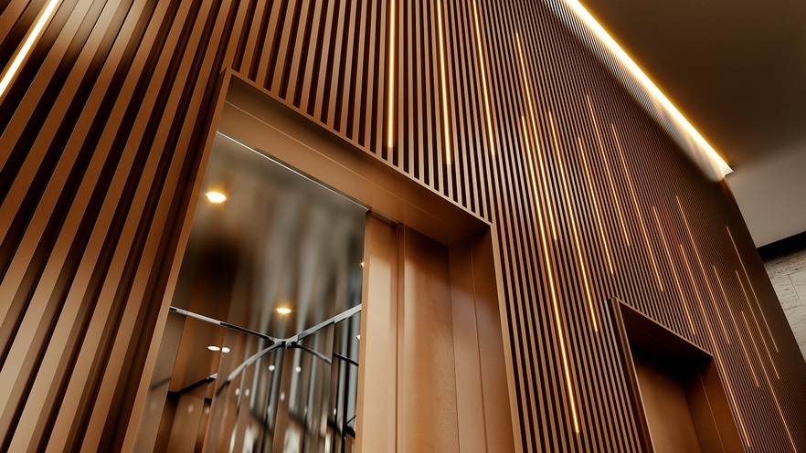 Barcode | Riflaj ignifug exterior | riflaj ignifug interior | fatada ventilata | placare casa cu riflaj aluminiu | sisteme de prindere fatada ventilata | riflaj cu leduri