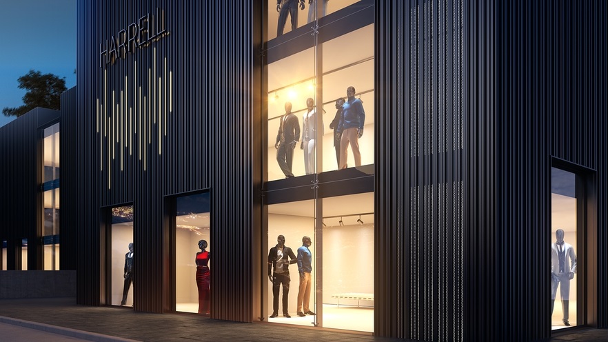 Barcode | Riflaj ignifug exterior | riflaj ignifug interior | fatada ventilata | placare casa cu riflaj aluminiu | sisteme de prindere fatada ventilata | riflaj cu leduri