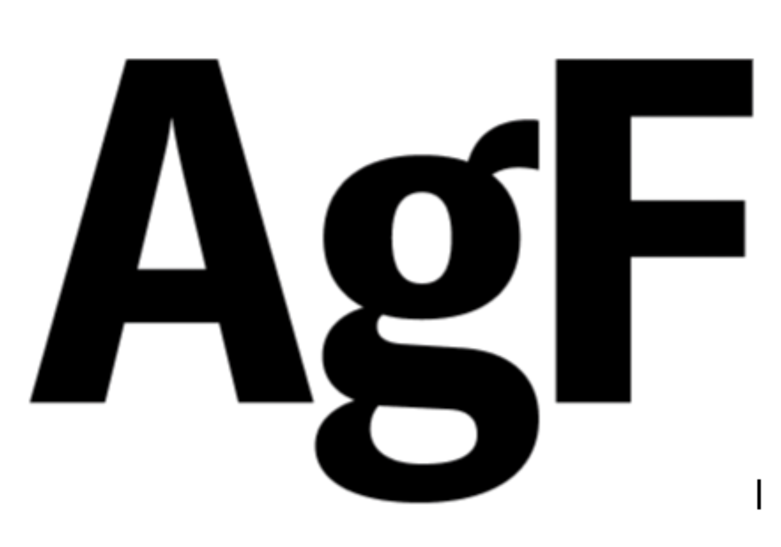 Logo with large bold letters 'AgF' in black.