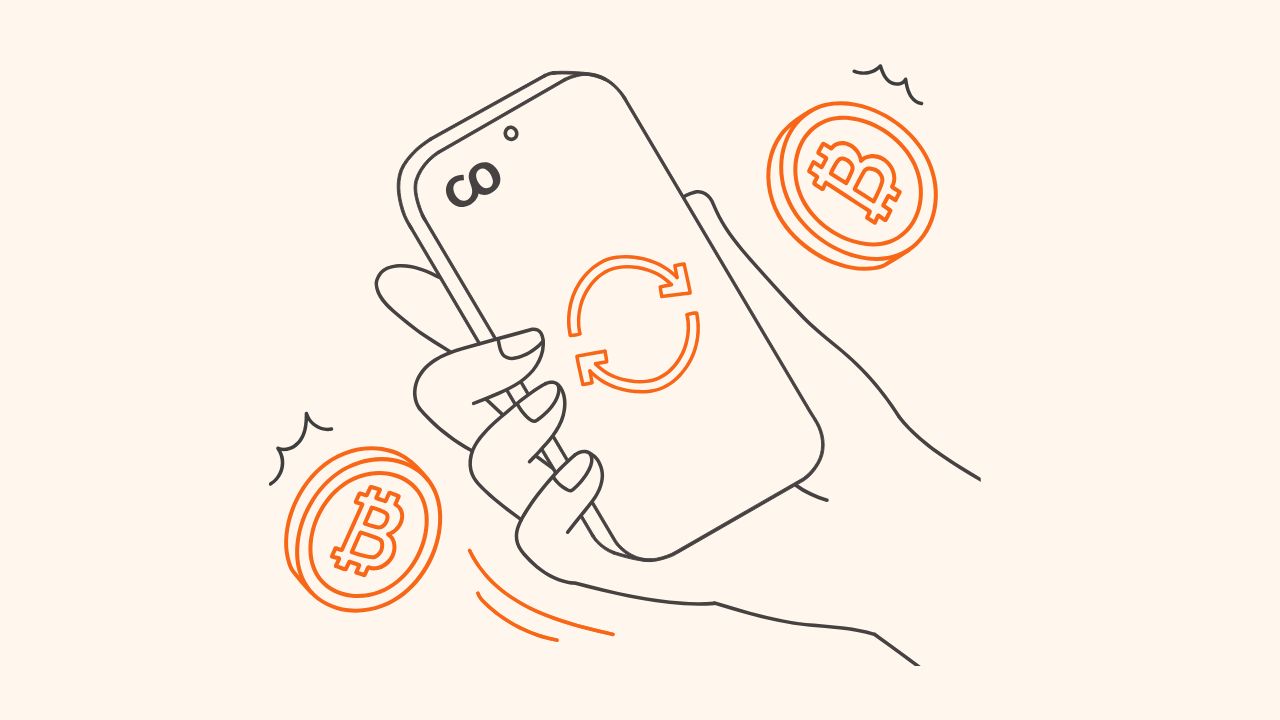 Bitcoin savings plan with Coinfinity