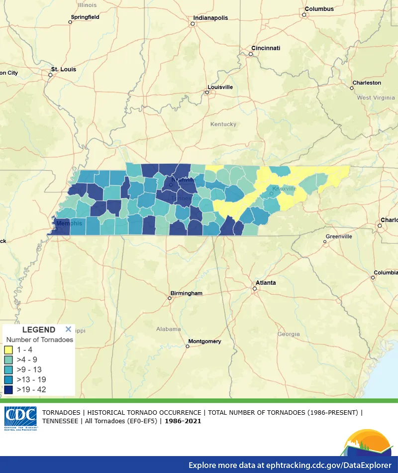 Tennessee tornado data