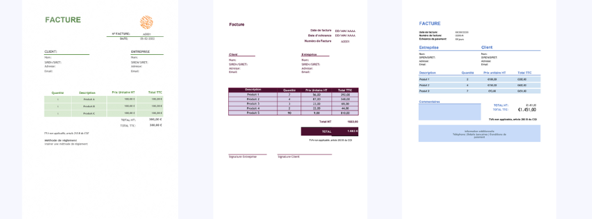 Mod les De Factures Sans TVA En Excel Word PDF GRATUIT Mod les De Factures Sans TVA En Excel Word PDF GRATUIT