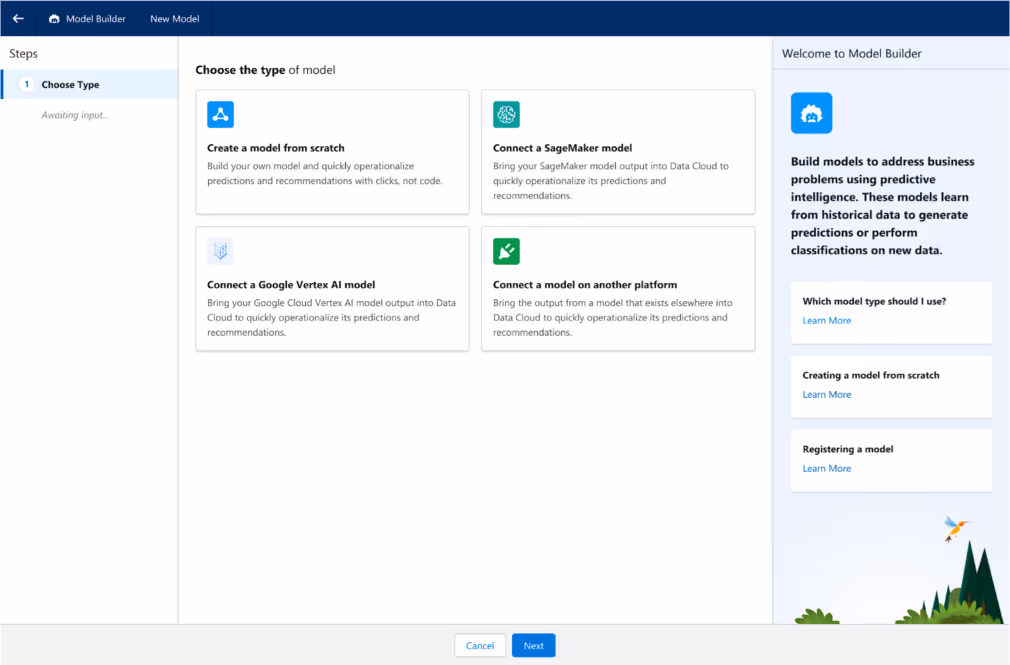 Model Builder dans Salesforce