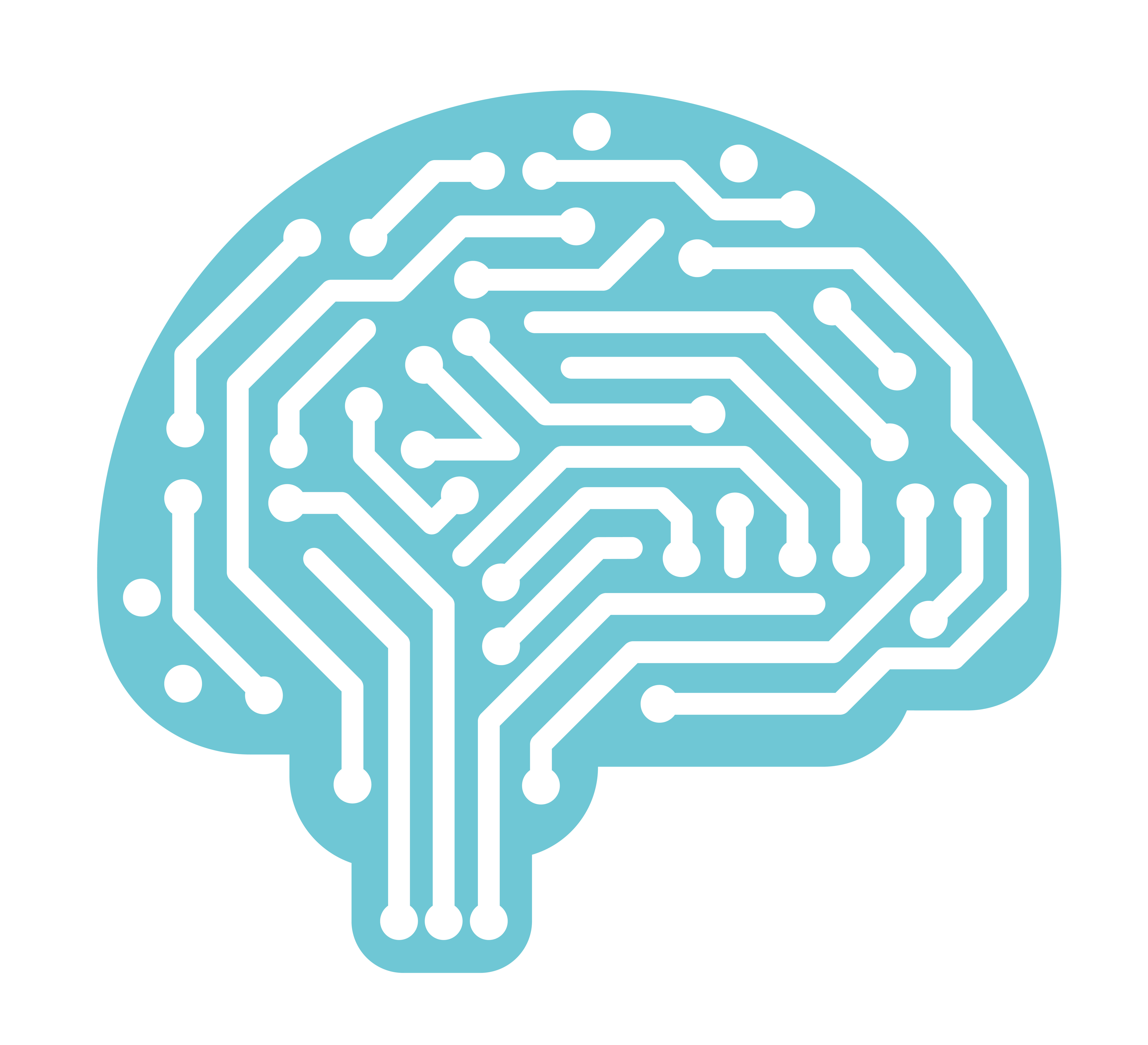 Une représentation d'un cerveau et de l'intelligence artificielle