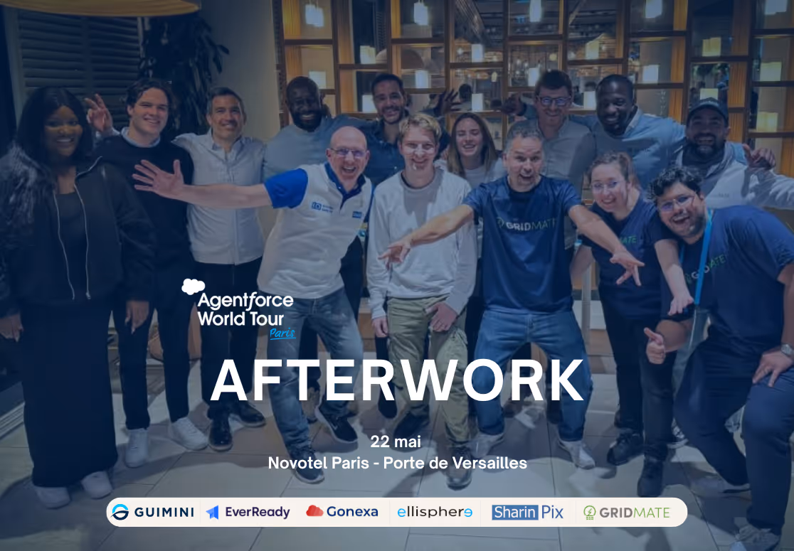 une banniere de l'afterwork agentforce world tour 2025