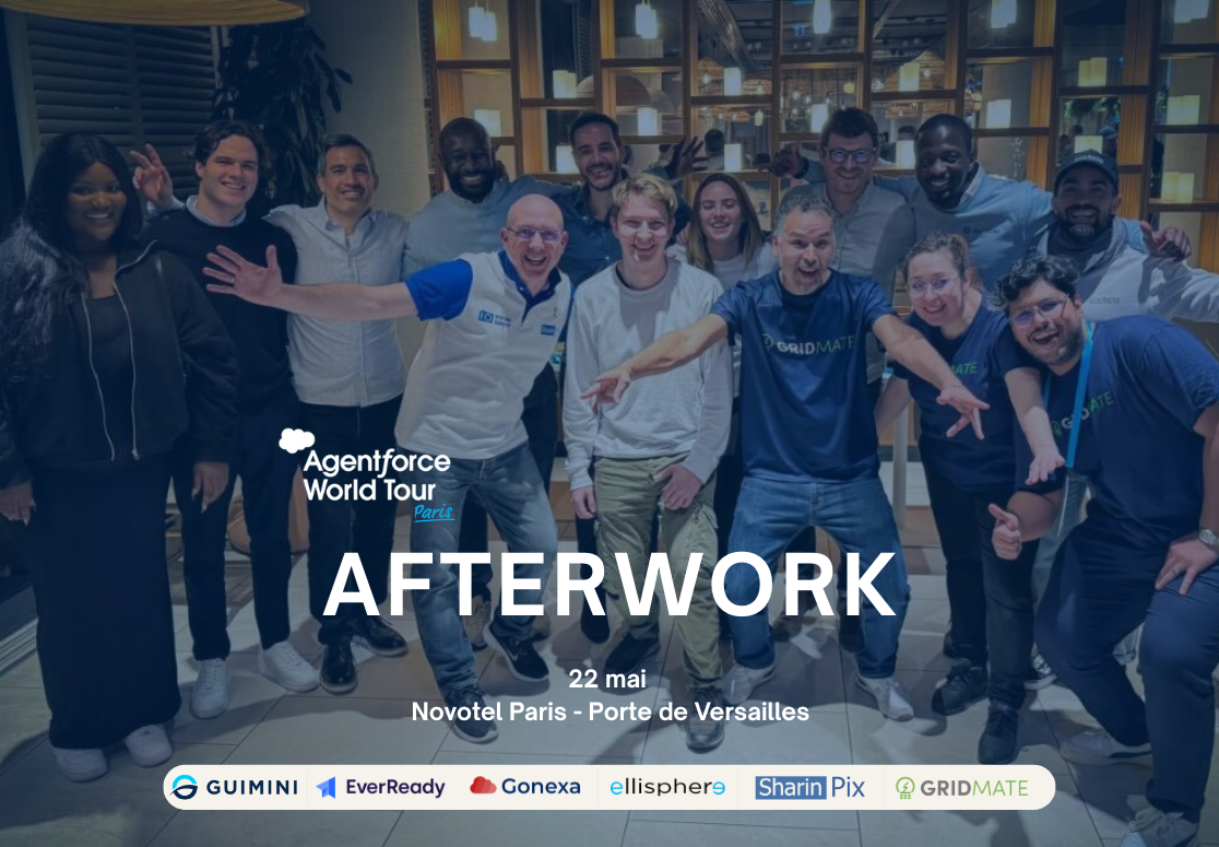 une banniere de l'afterwork agentforce world tour 2025