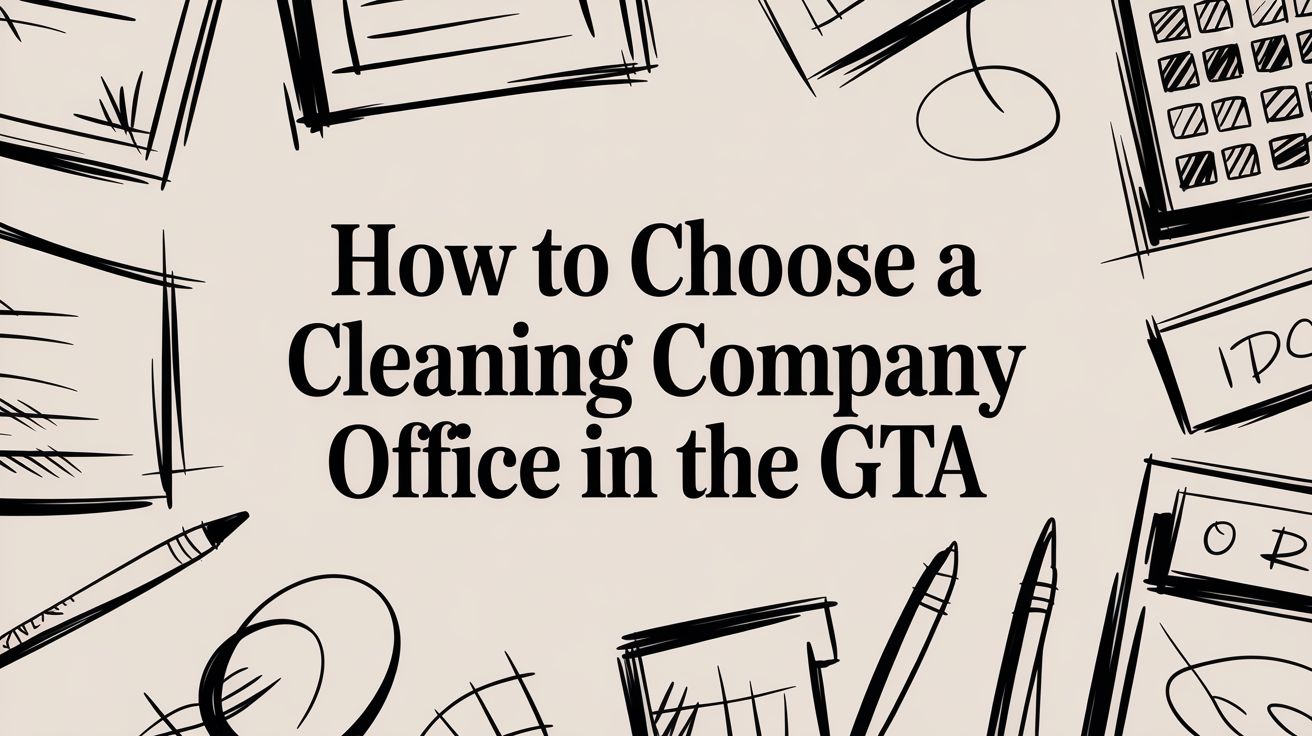 How to Choose a Cleaning Company for Your Office in the GTA