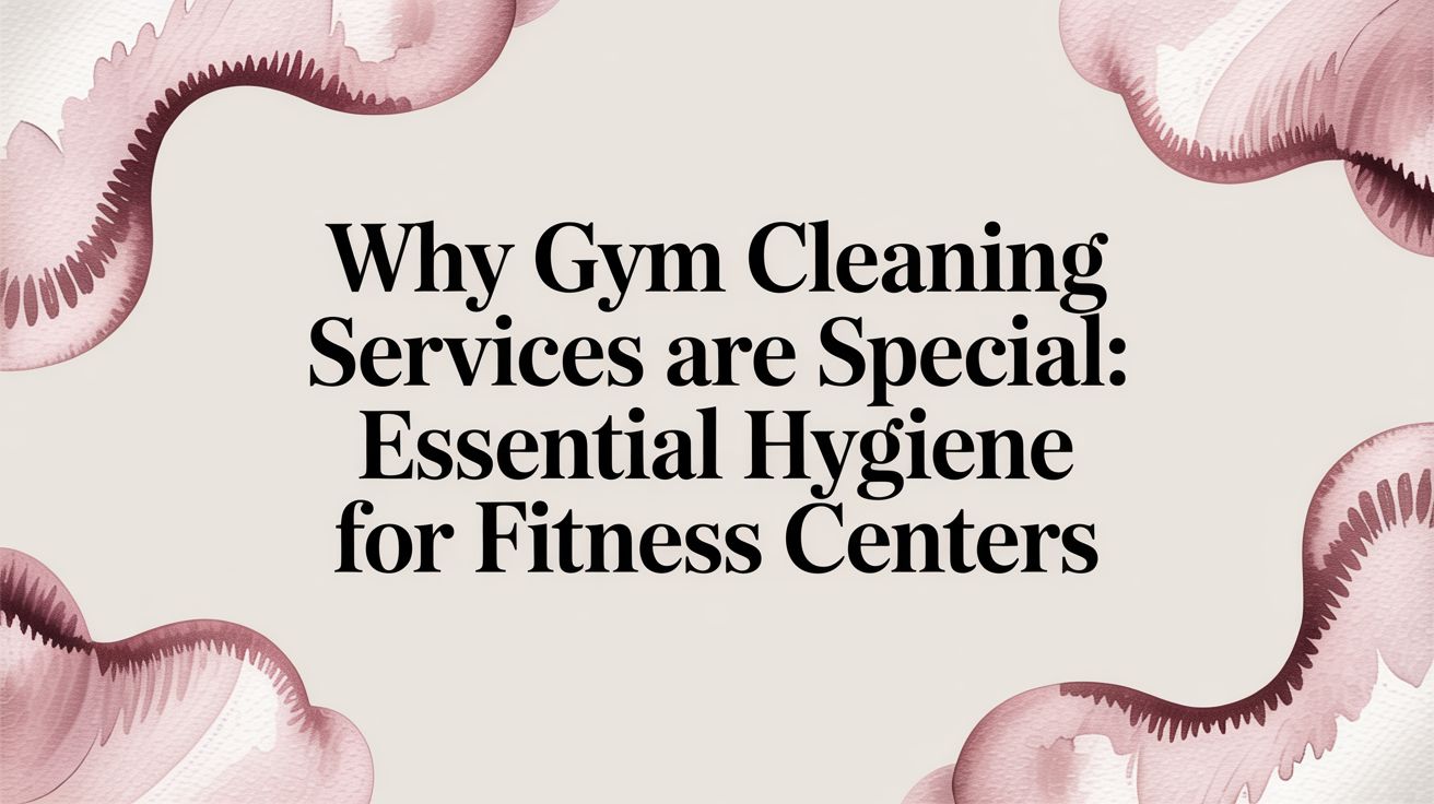Why Gym Cleaning Services Are Special: A Guide to Health and Hygiene in Fitness Centers