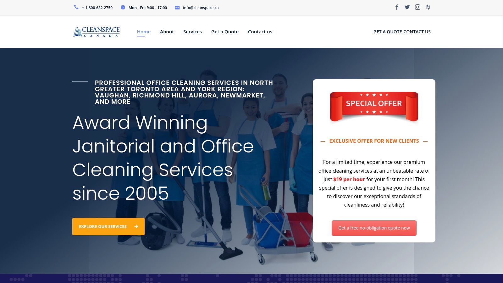 CleanSpace (York Region: Vaughan, Richmond Hill, Aurora, Newmarket)