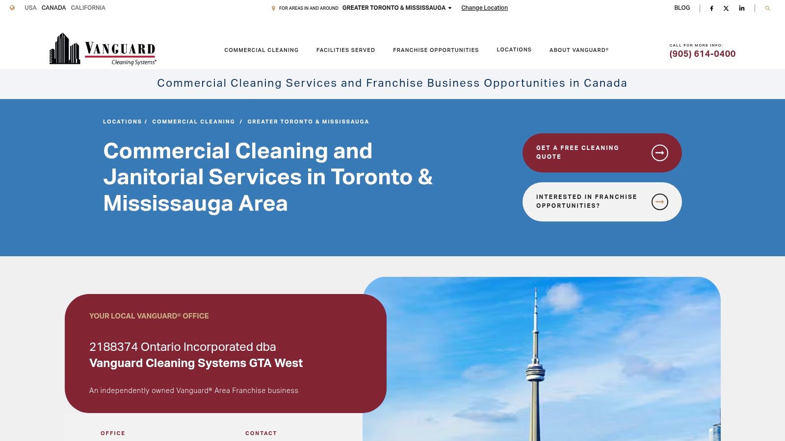 A professional cleaner wiping down a modern office desk