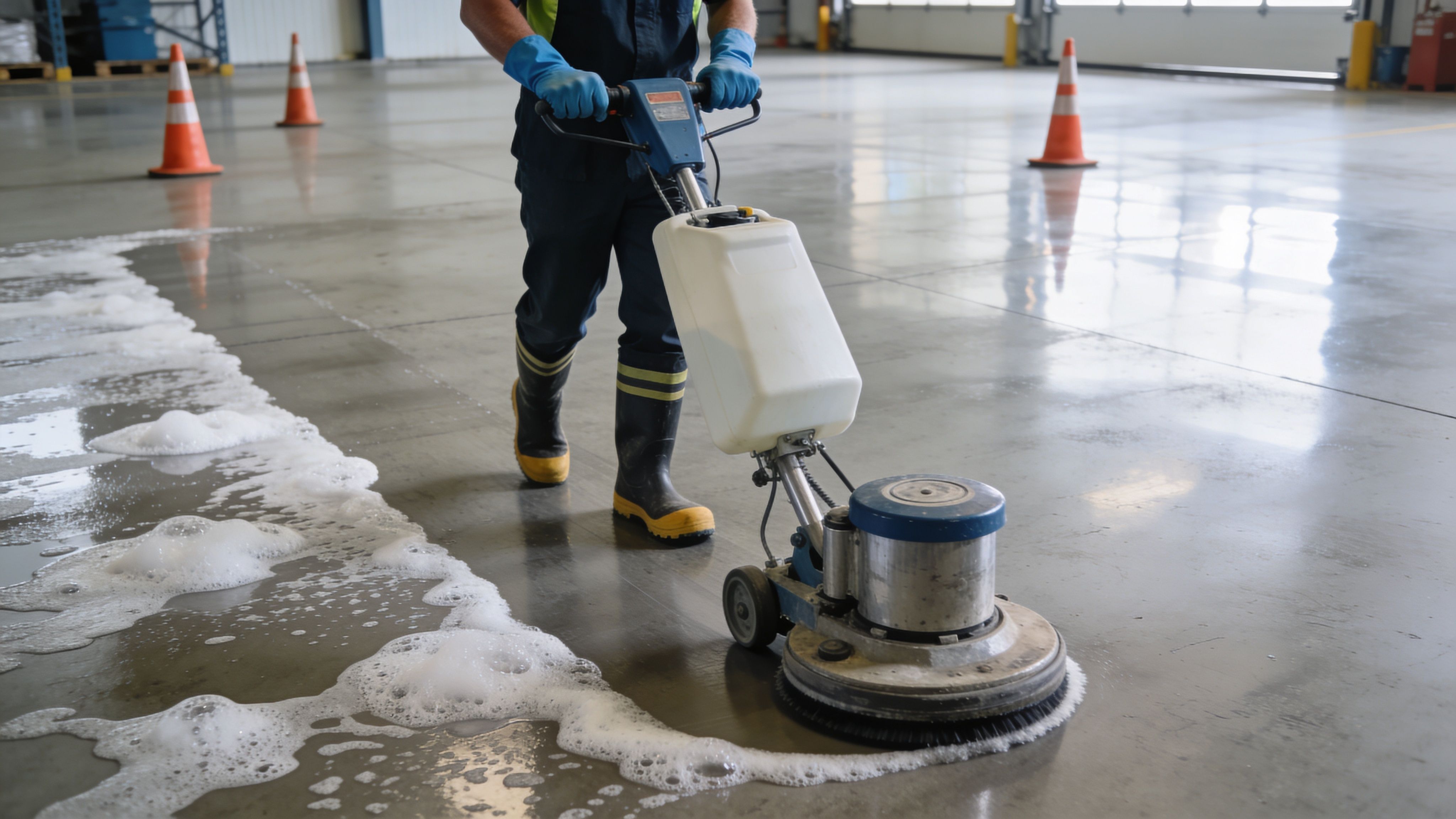 Master Concrete Floor Cleaning for Your Facility