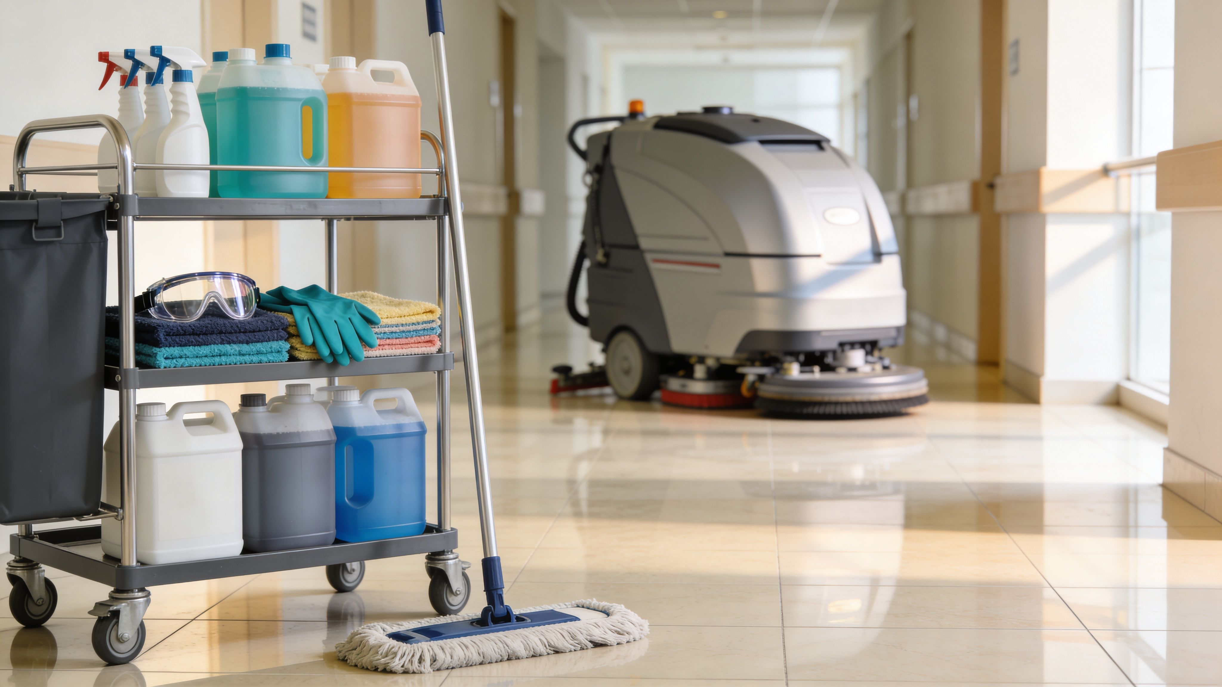 A Guide to Commercial Floor Cleaning Supplies for 2026