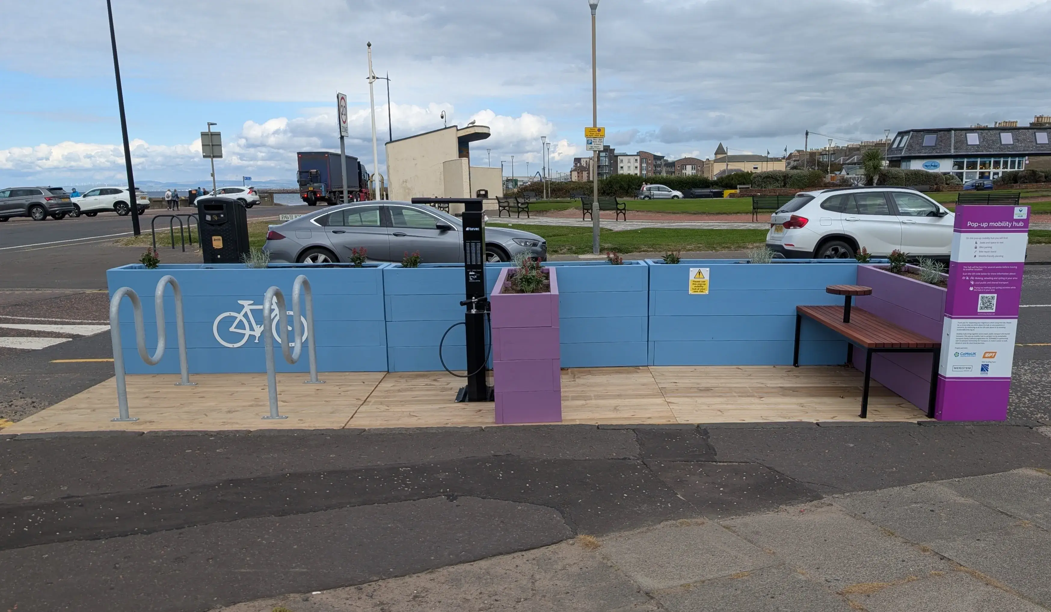 Pavilion Road hub in Ayr (October 2025)
