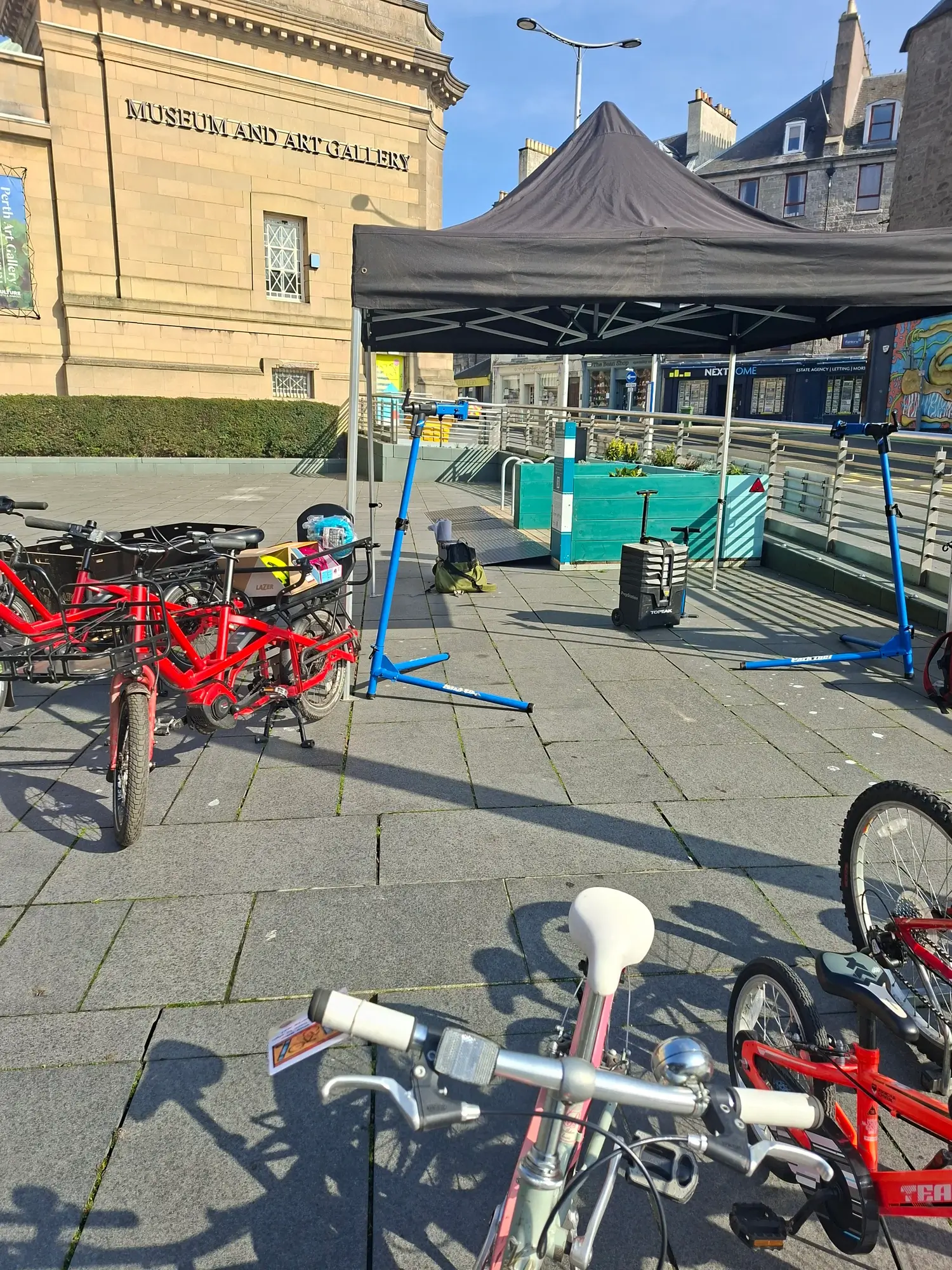 Dr Bike at Perth Concert Hall hub (March 2026)