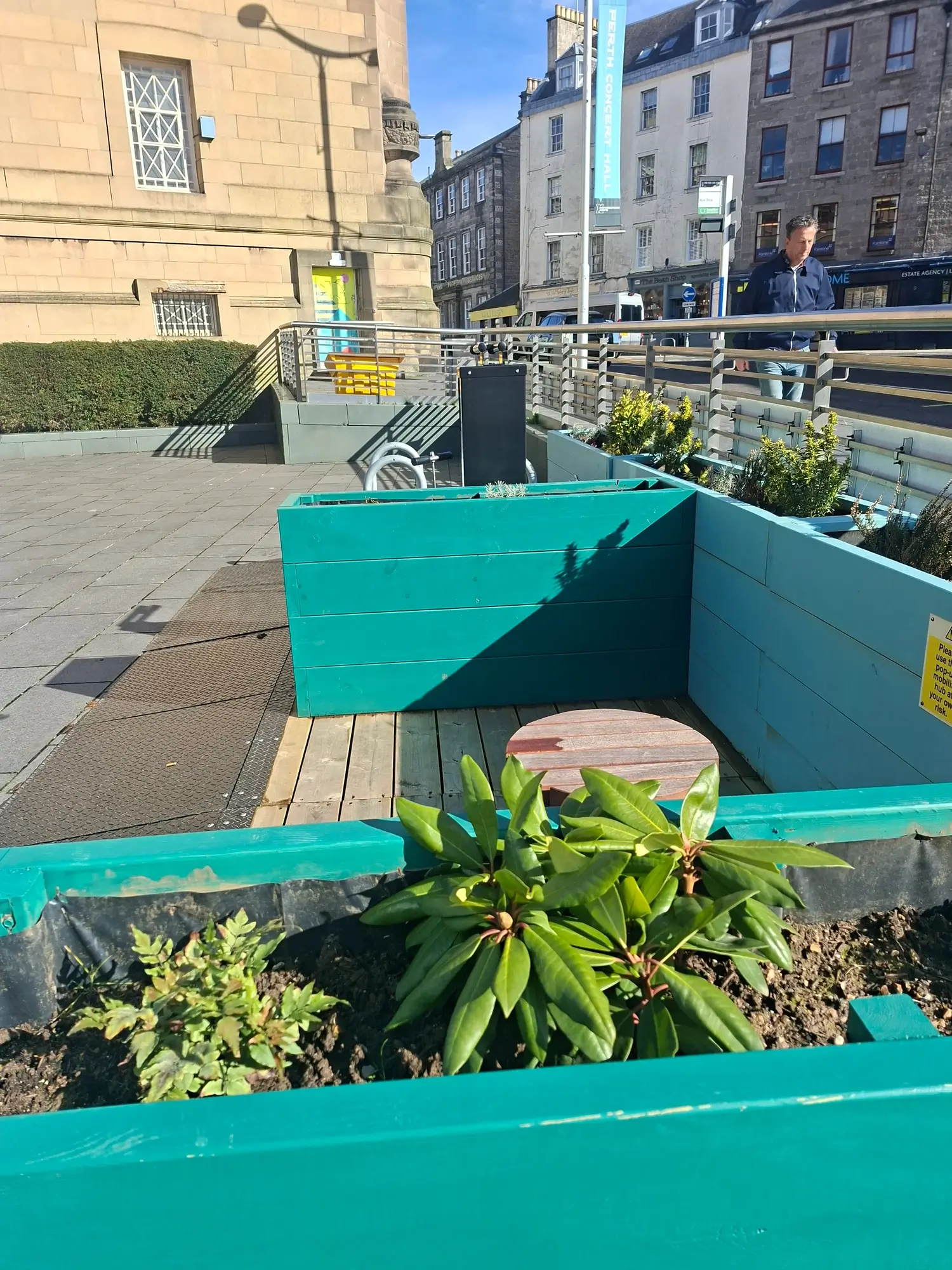 Planting at Perth Concert Hall hub (February 2026)