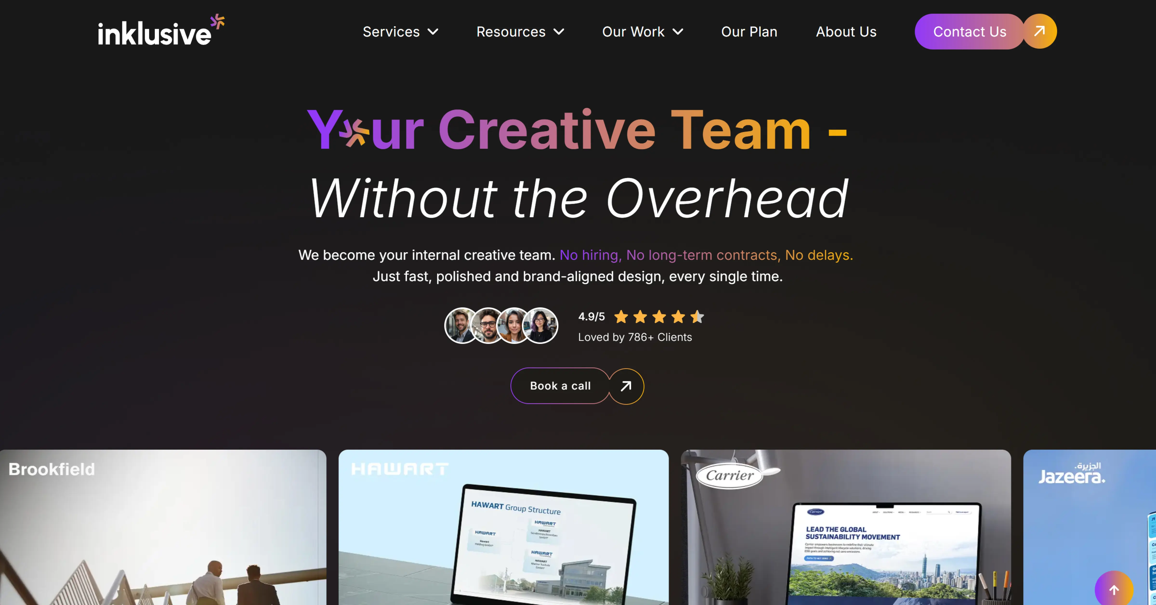 The INKLUSIVE  Best for On-Demand Design Subscription