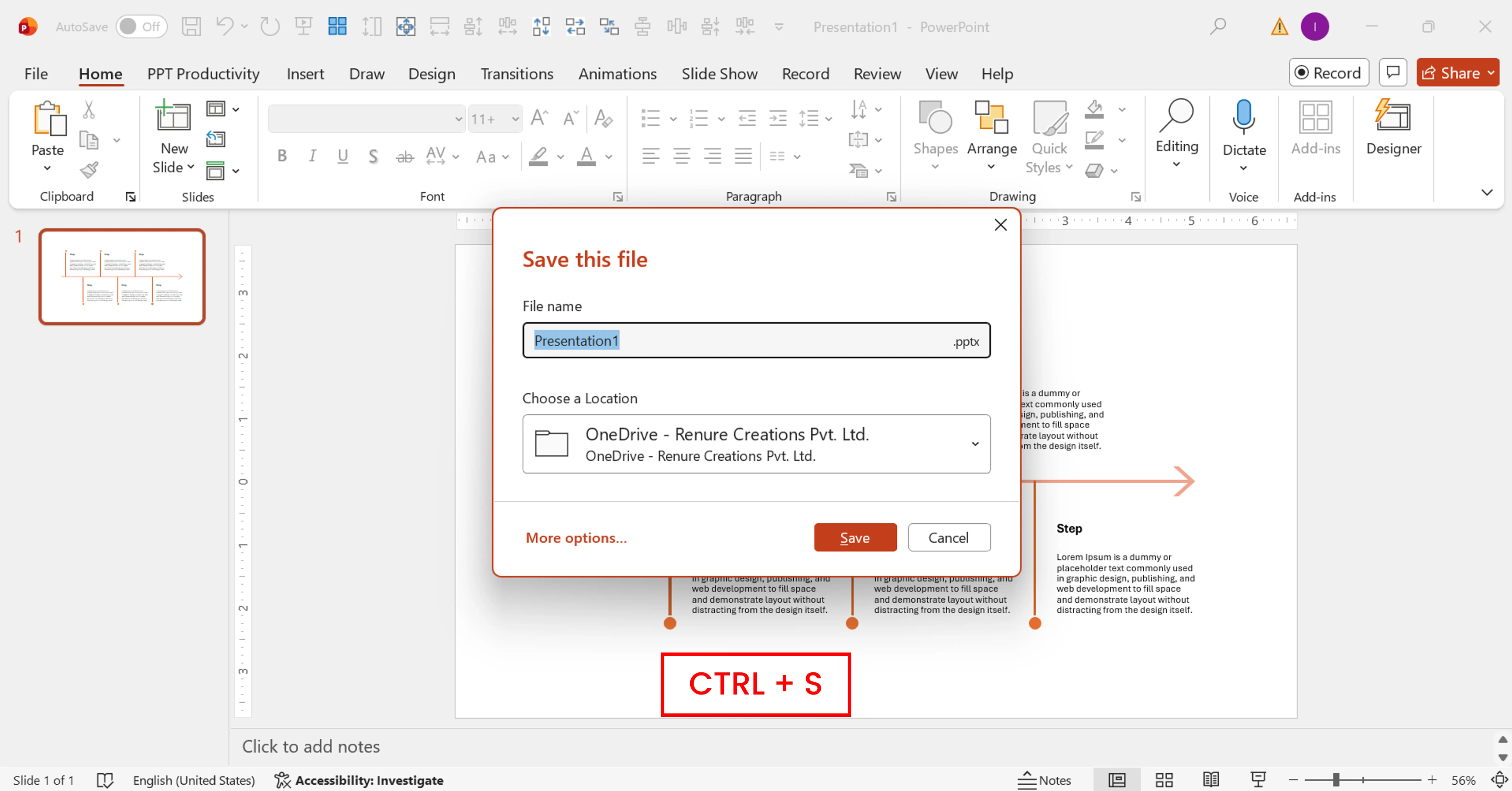 Step 9 Save Your Document