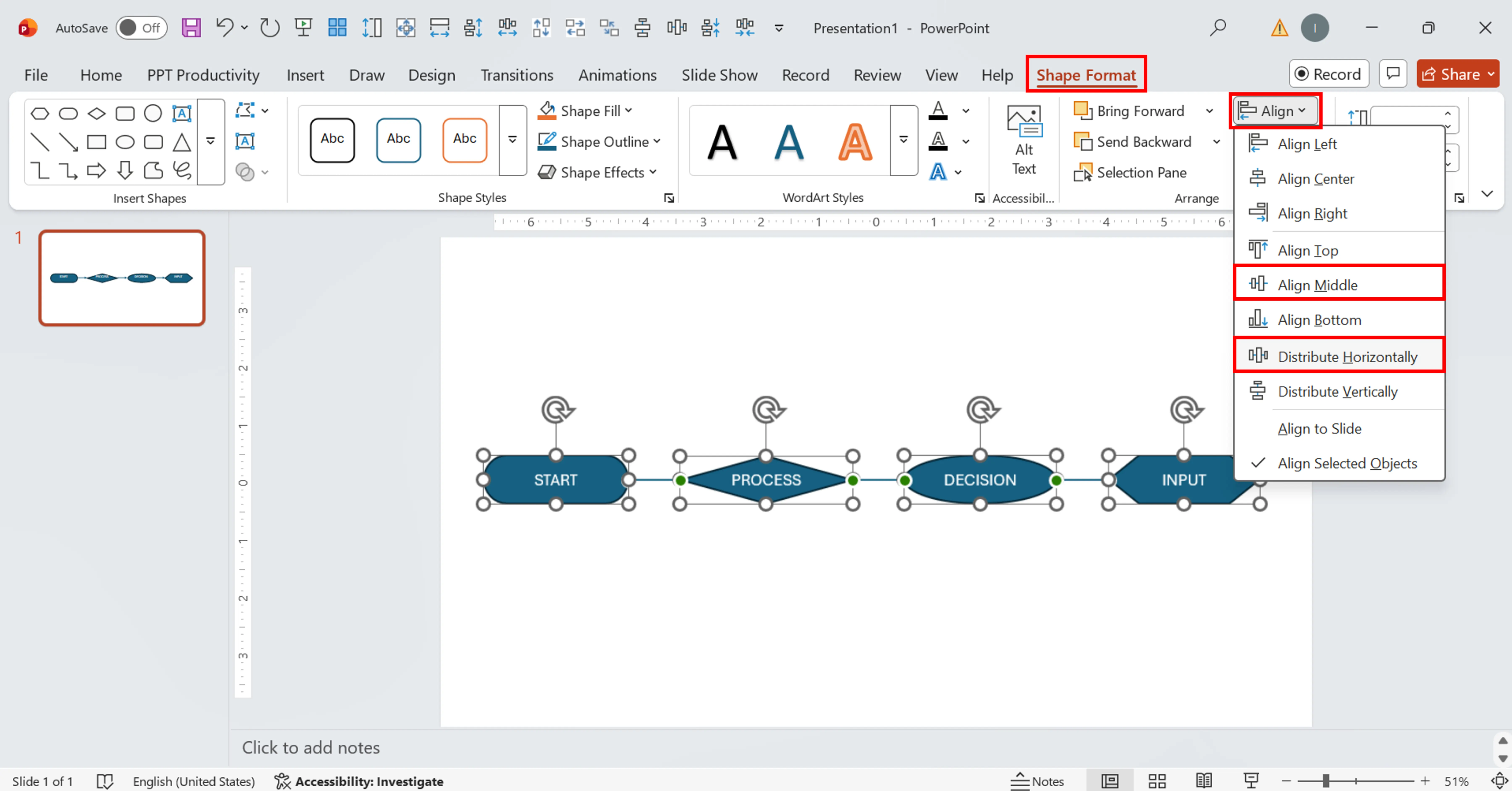 Step 4 Align Elements Horizontally