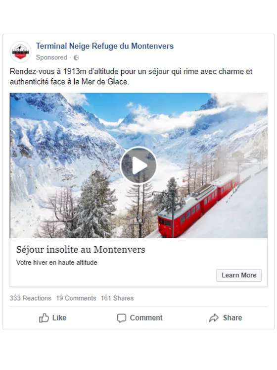 A sample advertisement influence society
