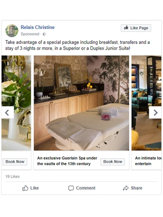 A hotel advertisement example influence society 