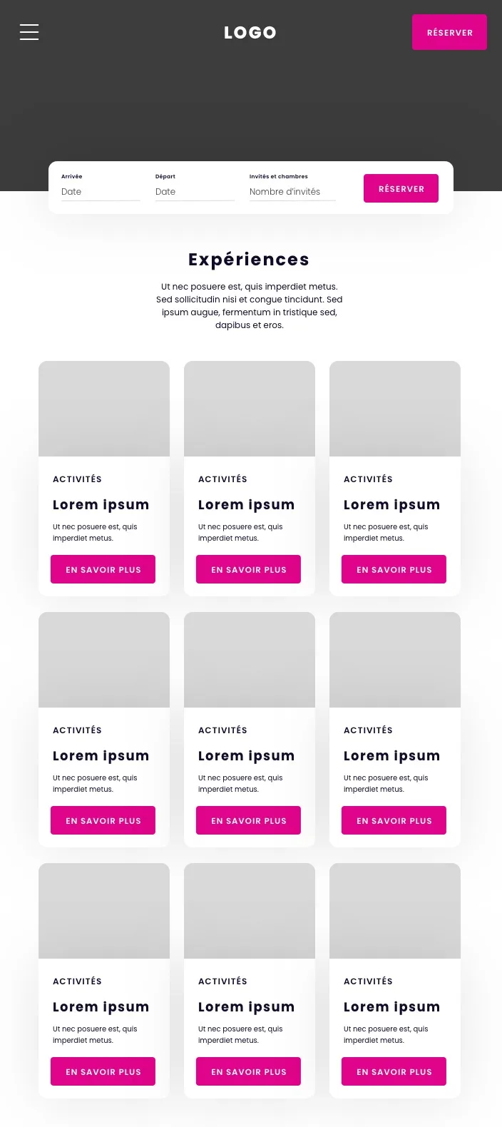 Experience On Activities Hotel Lorem Ipsum Influence Society Digital Marketing Agency