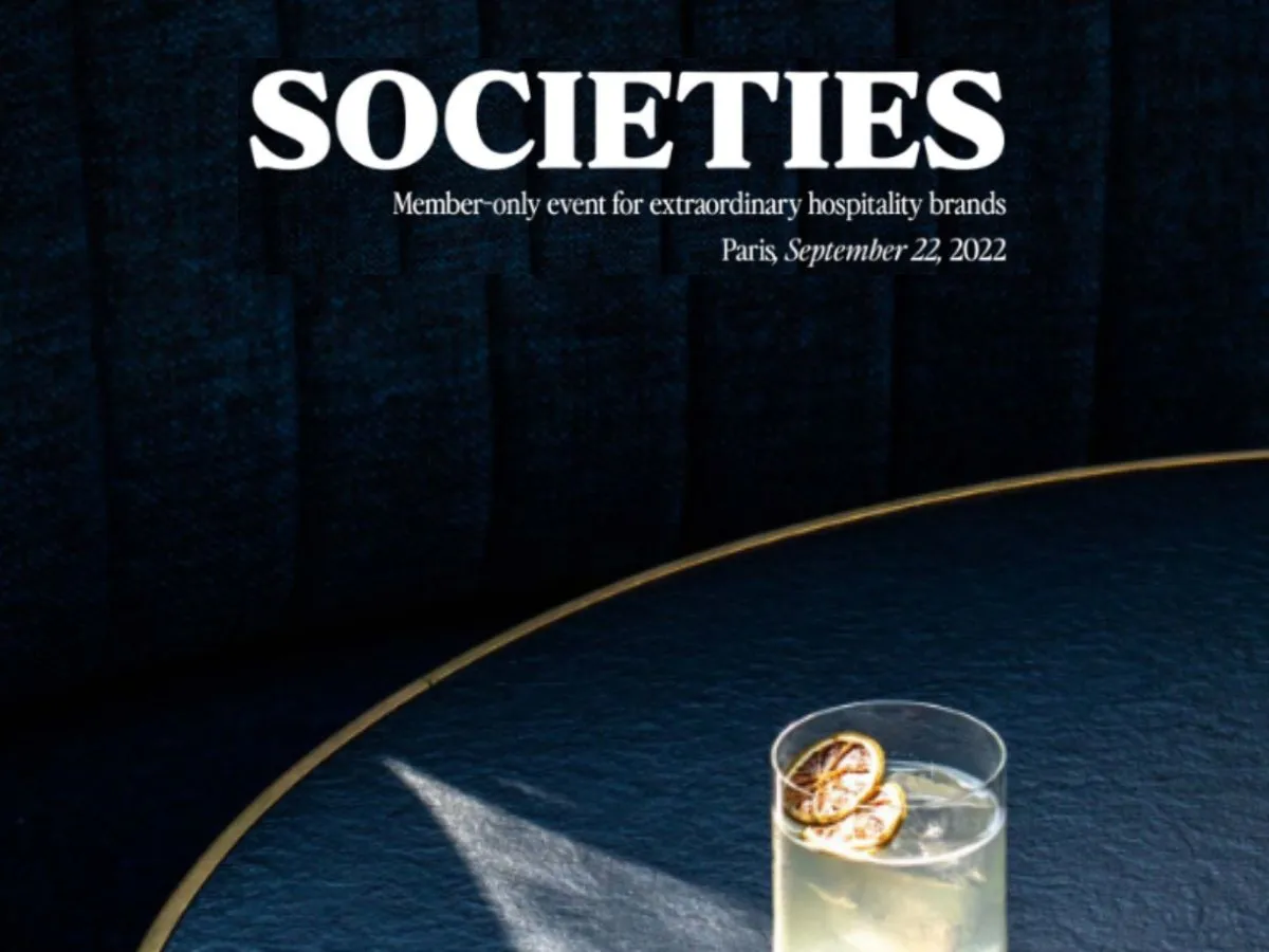 SOCIETIES Paris : événement sur le futur de l'hôtellerie