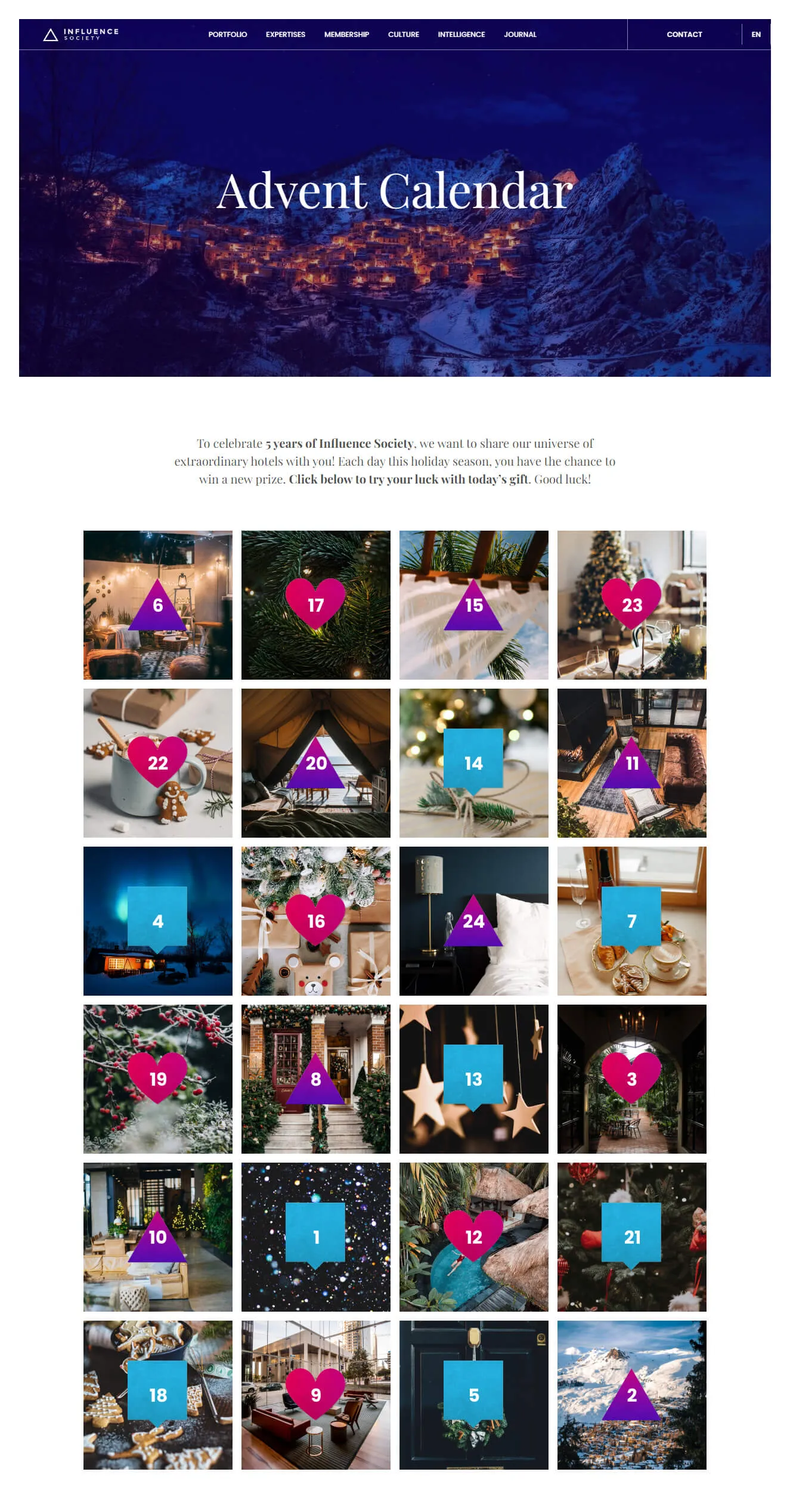 Influence Society Advent Calendar 2021