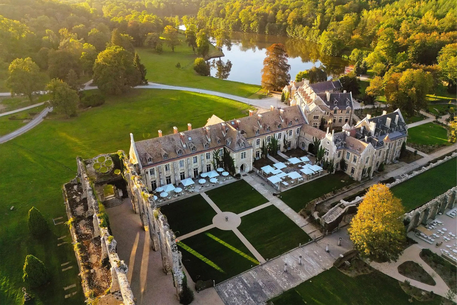 Abbaye des Vaux de Cernay, Hôtel, Cernay-la-Ville, France, Digital Marketing Agency Portfolio