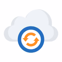 Icon: Cloud sync 