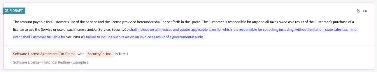Contract review AI training