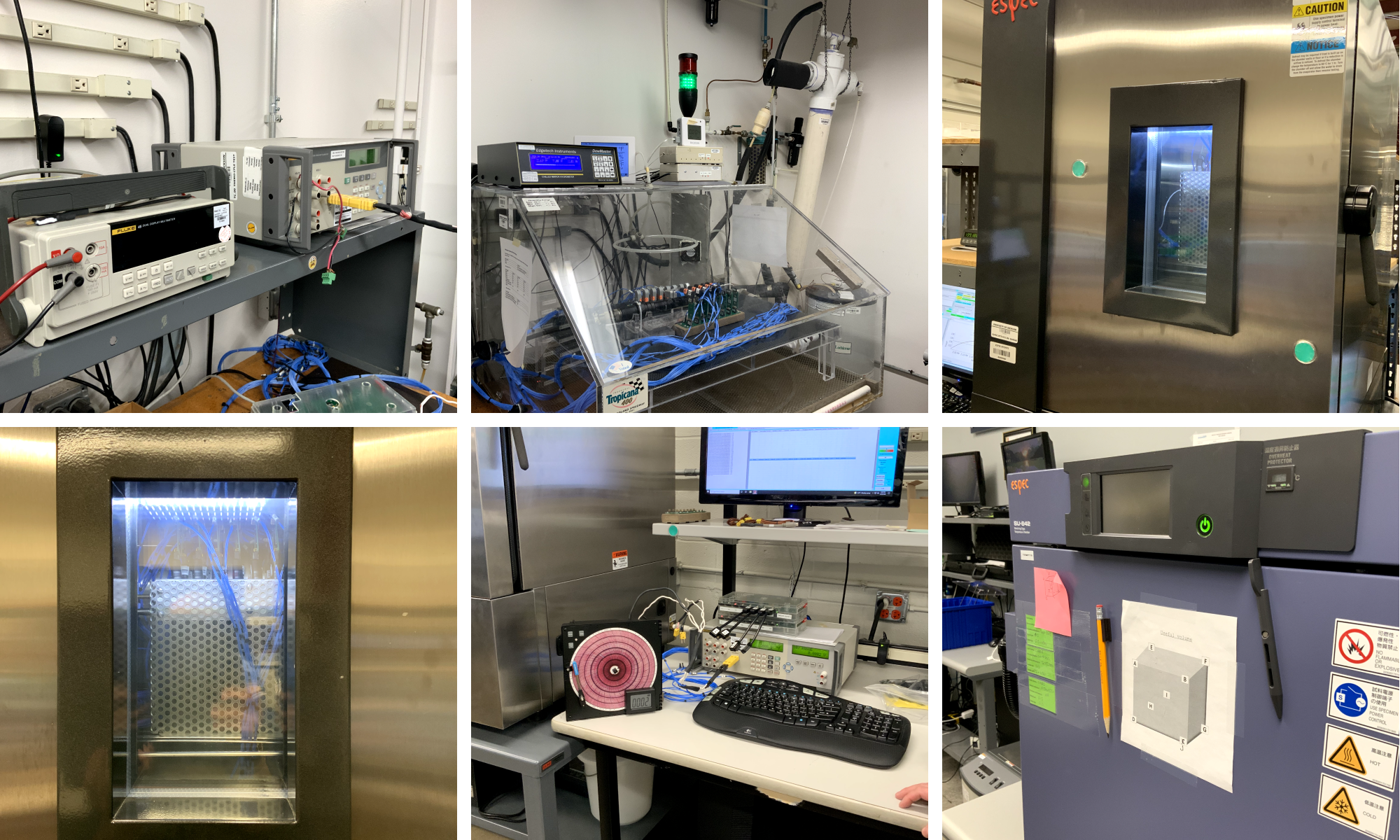 photos of hardware in lab