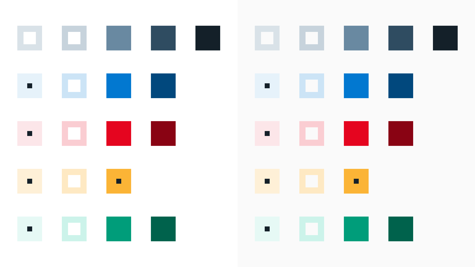 main color palette