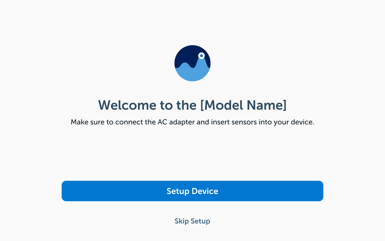 onboarding welcome screen