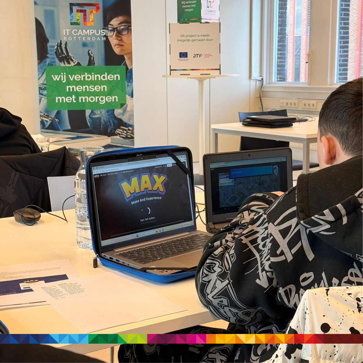 Leerlingen van het Zuiderpark College ontdekken technologie in het MAX-lab!