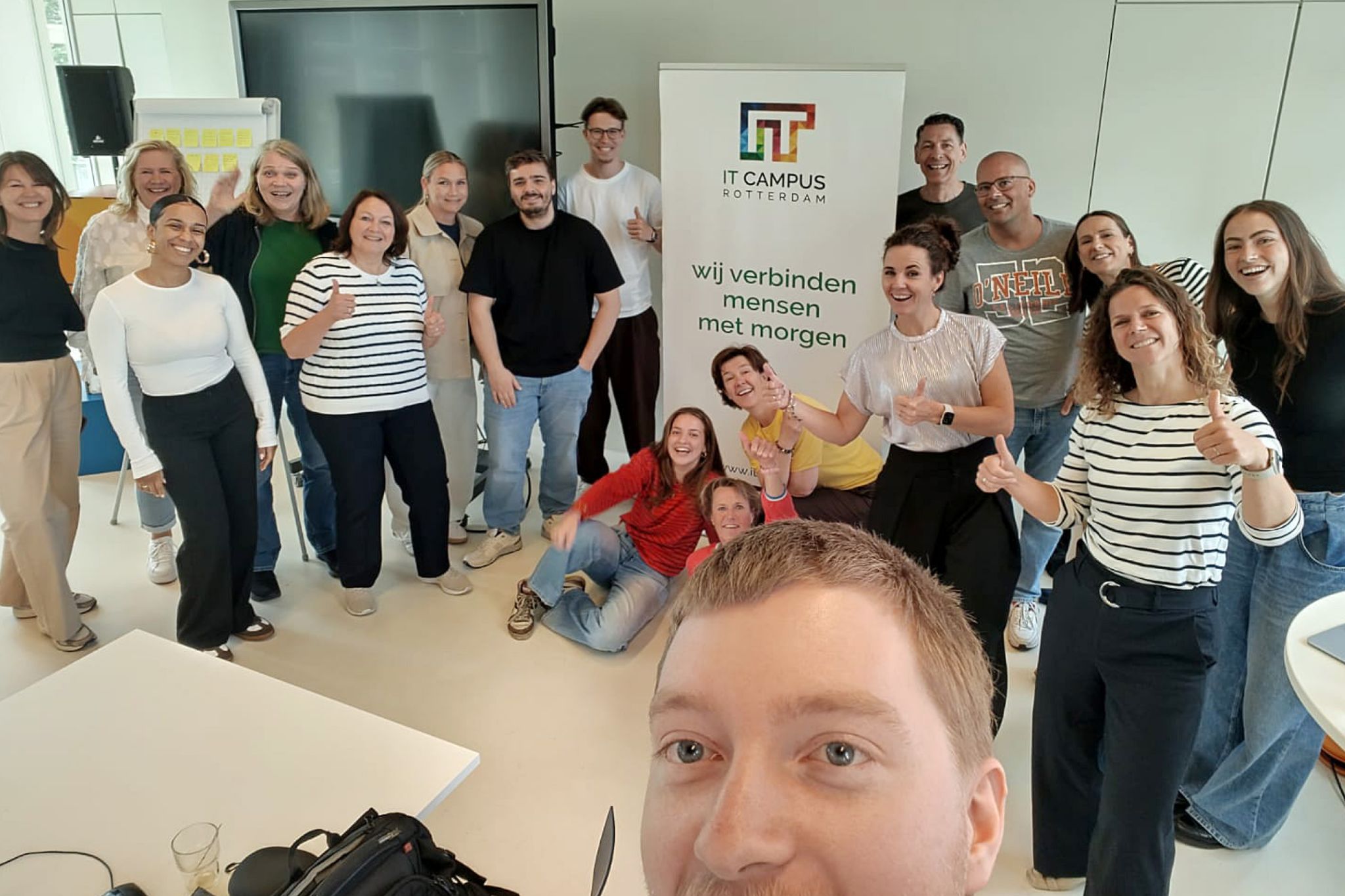 Vandaag kwam de AI Marcom Community weer fysiek bij elkaar op onze campus