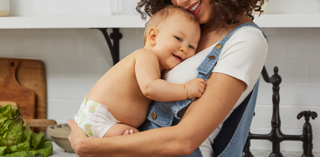 Woman with a baby